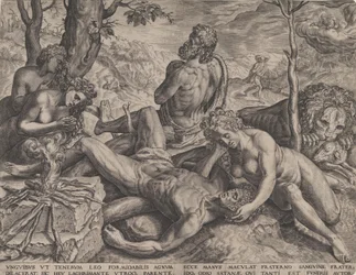 Adam et Ève pleurant la mort d