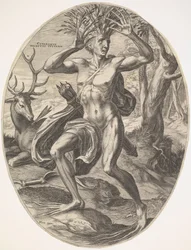 Cyparissus de la série Les Dieux ruraux, 1565