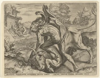 Hercule lutte avec Achélous