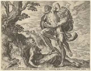 Hercule lutte avec Antée