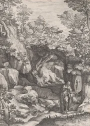 Marie-Madeleine repentante dans le désert, 1573