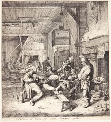 Joueur de violon dans une taverne