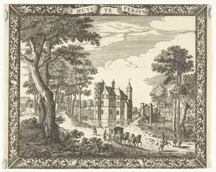 Vue du château Persijn à Wassenaar T