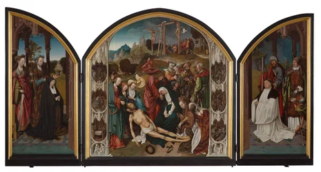 Triptyque avec la lamentation du Christ