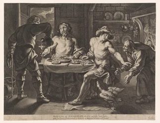 Jupiter et Mercure dans la maison de Philémon et Baucis