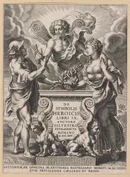Page de Titre pour Silvester Pietrasanta, De Symbolis Heroicis