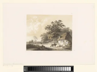 Paysage avec maison