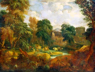 Paysage de Flandre, XVIIe ou début XVIIIe siècle