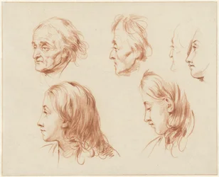 Études de têtes