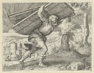 Samson porte les portes de Gaza (Histoire de Samson)