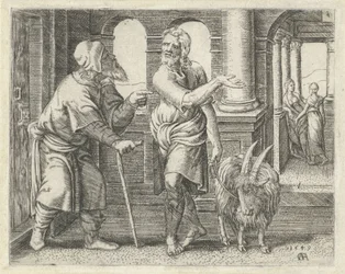 Samson avec un chevreau chez son beau-père