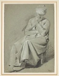 Femme assise