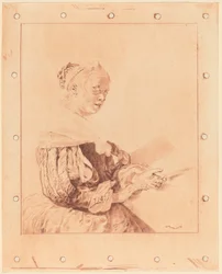 Jeune fille au clavier