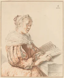 Jeune fille au clavier