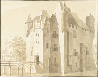 Château Frissestein à Herwijnen, arrière