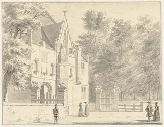 Partie arrière de la grande église à Edam