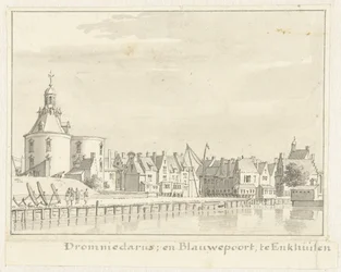 La Drommedaris et la Porte Bleue à Enkhuizen