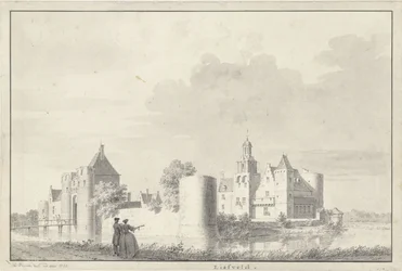 Château Liesveld près de Groot-Ammers dans l