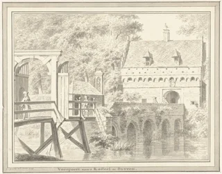 Porte avant du château de Buren