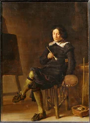 Autoportrait au chevalet …
