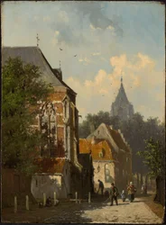 Scène de rue hollandaise