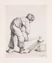 Le fendeur de bois