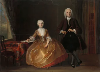Un couple faisant de la musique