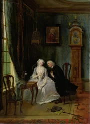Unseemly Love, peut-être une scène du Veuf Joost