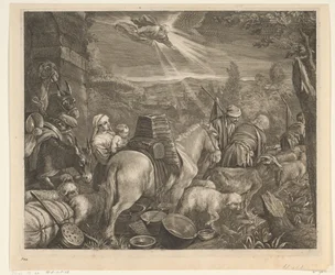 Abraham quitte Haran (Caelaturae)
