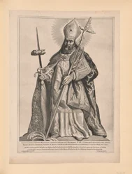 Saint Boniface, extrait de Saints des Pays-Bas du Nord et du Sud