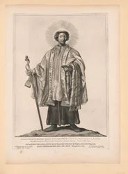 Saint Odulf, extrait de Saints des Pays-Bas du Nord et du Sud