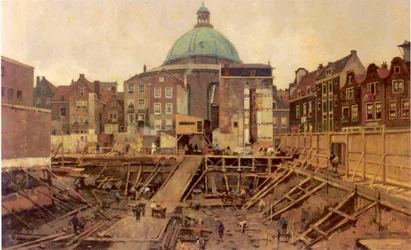 Chantier au Hekelveld avec l