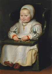 Portrait de Susanne de Vos, troisième fille du peintre