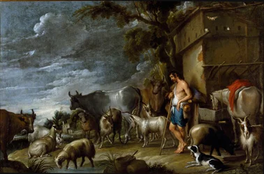 Histoire du fils prodigue : la garde des porcs
