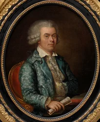 Portrait du compositeur André Ernest Modeste Grétry 1741-1813, vers 1786-88
