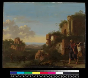 Paysage avec Abraham et Isaac, avant 1667
