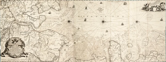 Carte de la mer du Nord