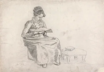 Fille lisant un livre