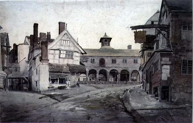 La place du marché, Ross, Herefordshire