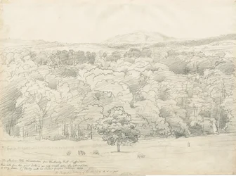 Wrottesley Hall - Vue des collines de Malvern