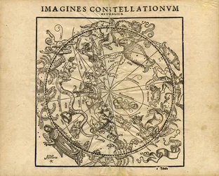 Imagine Constellationum Australium (planisphère céleste austral)
