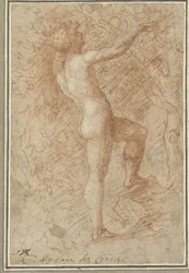 Adam cueille la pomme de l