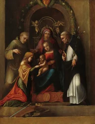 Le Mariage mystique de Sainte Catherine, 1510-1515
