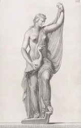 Statue de Léda et le cygne