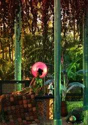 La femme de la jungle enchantée