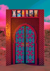 Porte du désert « Ciel rose »