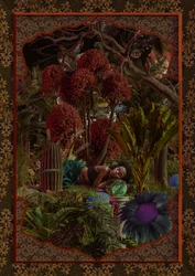 Le jardin fantastique de la femme endormie