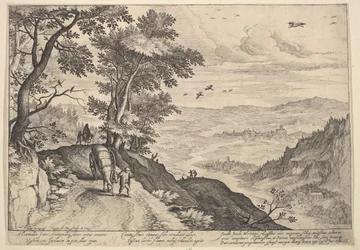 Chemin sur une vallée