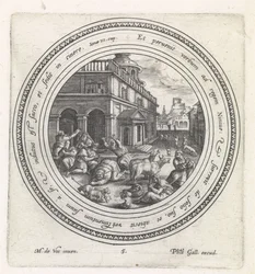 Le roi de Ninive fait pénitence (Histoire de Jonas)