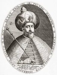 Mehmed III. Sultan, Empire Ottoman. Portrait.